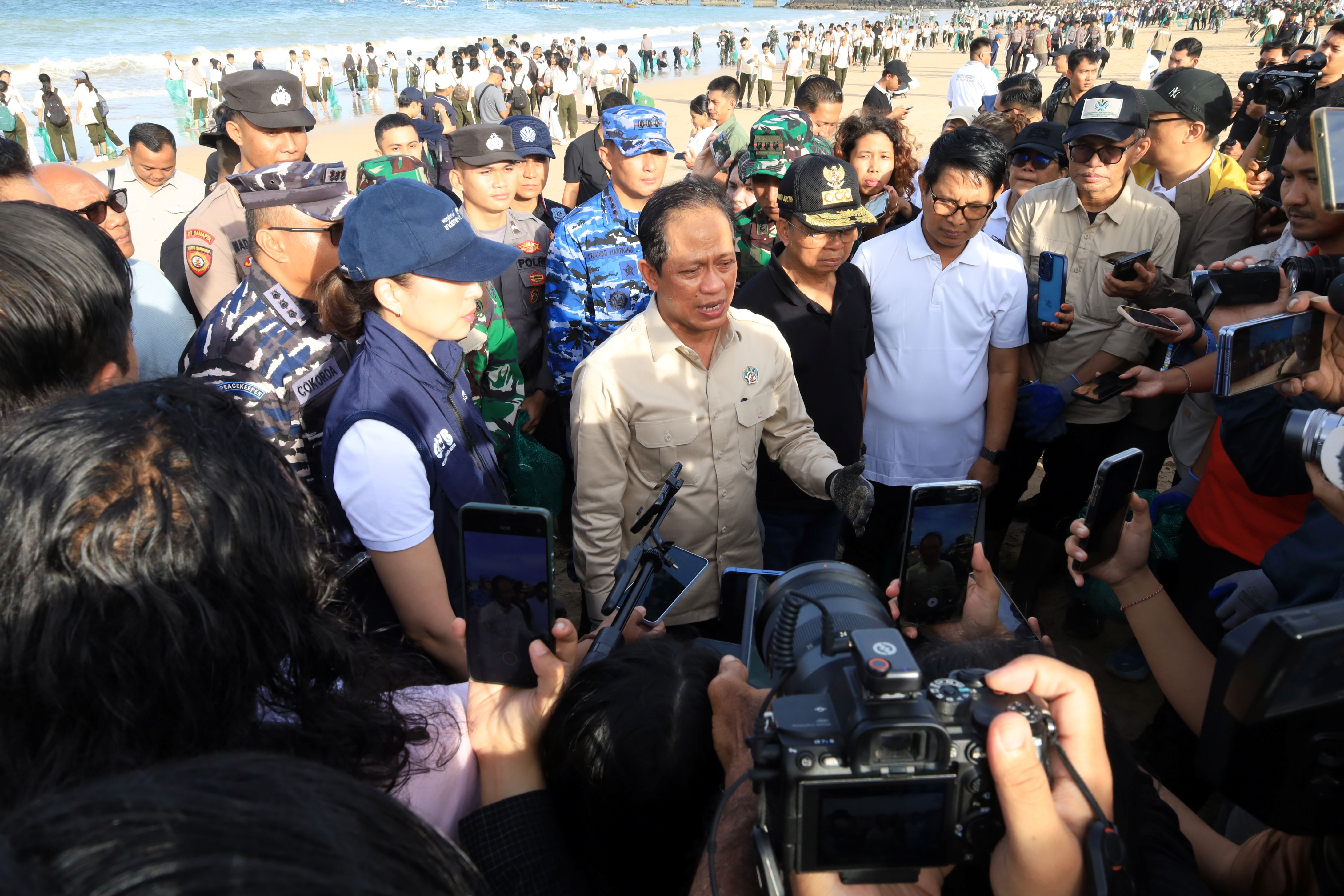 Gerakan Indonesia ASRI di Bali, Menteri LH Tegaskan Arah Penanganan Sampah Laut Berkelanjutan