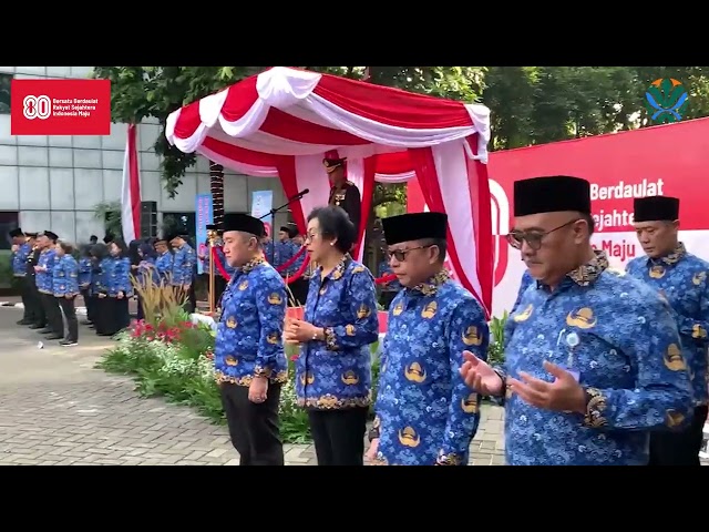 Upacara 17 Agustus KLH/BPLH